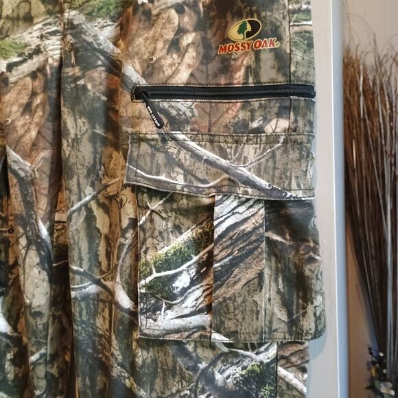 Mossy Oak Small 28-30 Camo Cargo Pants MO Country DNA Hunting Outdoor Stretch S - Picture 10 of 16